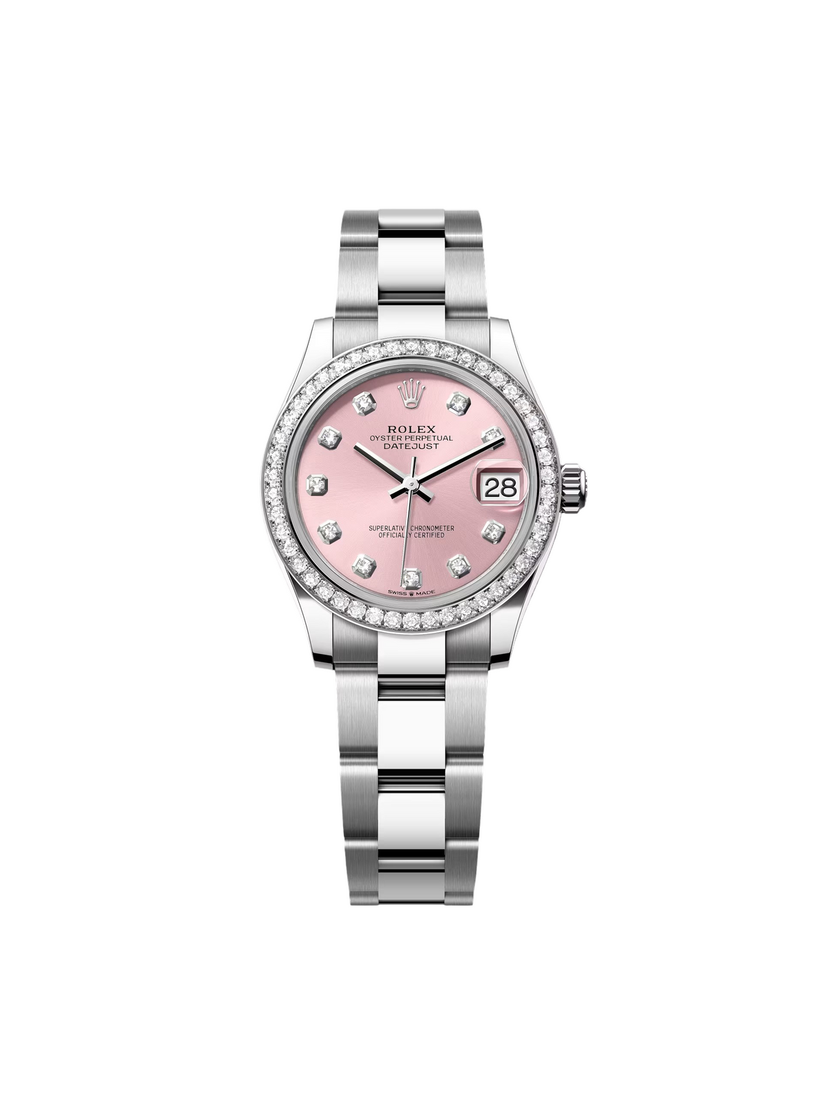 【1:1 Super Clone】 Datejust m278384RBR-0035/0036 Pink 31mm Dial Oyster Watch
