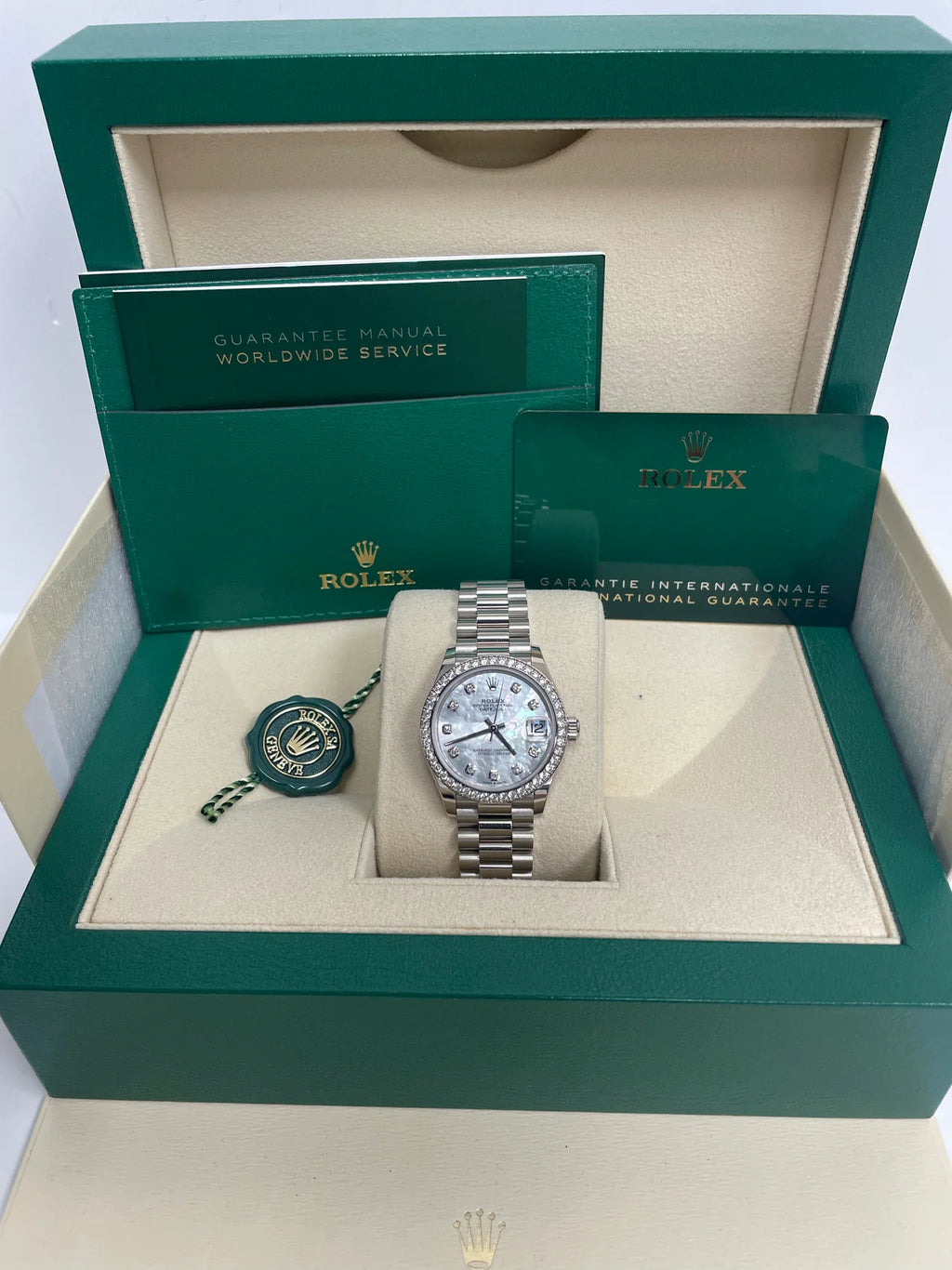 【1:1 Super Clone】 Datejust m278289RBR-0005 31mm Datejust Diamond Bezel MOP Dial