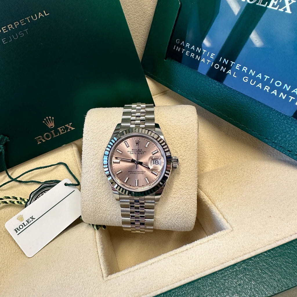 【1:1 Super Clone】 Lady-Datejust 28mm 279174 Pink Dial Oyster Bracelet
