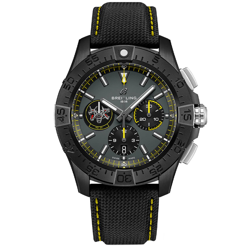 【1:1 Super Clone】Avenger B01 Chronograph 44 Night Mission USN Bloodhounds SB01472A1B1X1