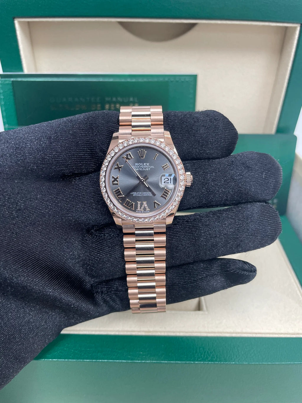 【1:1 Super Clone】 Datejust m278285RBR-0027 Slate Dial 31mm