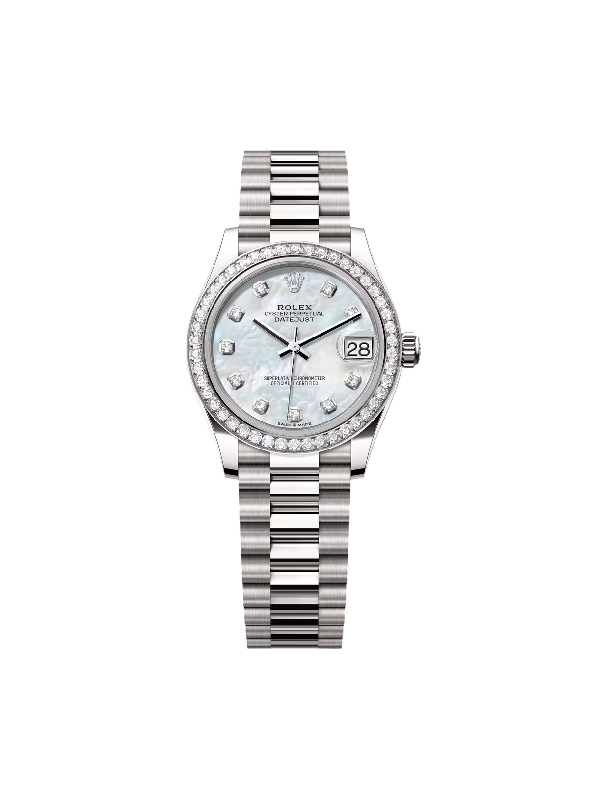 【1:1 Super Clone】 Datejust m278289RBR-0005 31mm Datejust Diamond Bezel MOP Dial