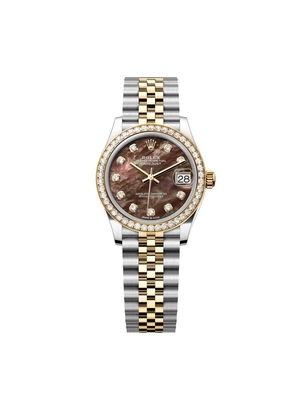 【1:1 Super Clone】 Datejust m278383-0023/0024 31mm Mother of Pearl Dial Oyster Bracelet