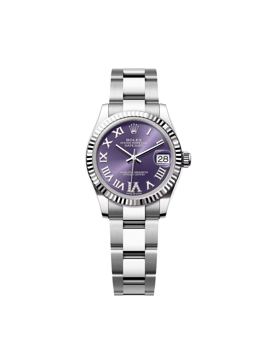 【1:1 Super Clone】 Datejust m278274-0025/0026 Aubergine 31mm Dial Oyster Watch
