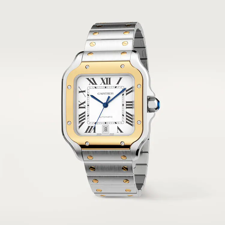 【1:1 Super Clone】SANTOS Gold Mix 39mm