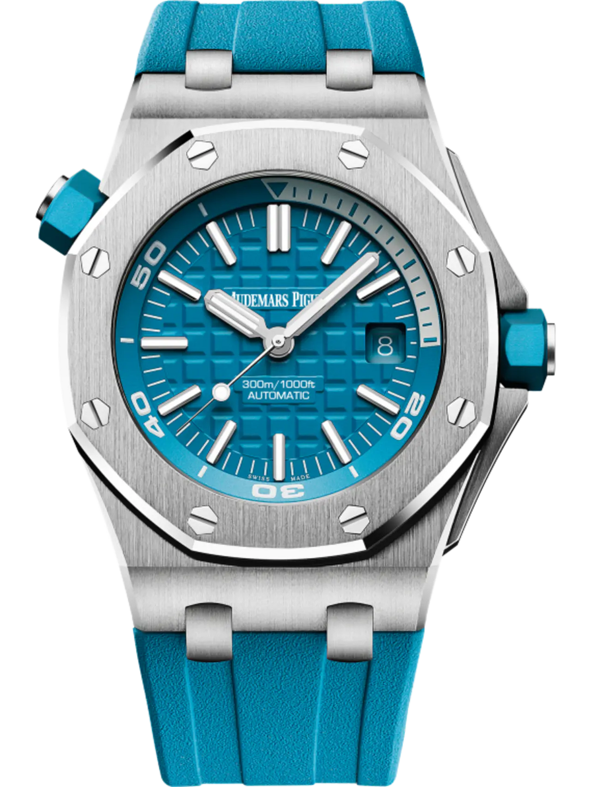 【1:1 Super Clone】A&P OFFSHORE DIVER Turquoise Blue Dial 42mm