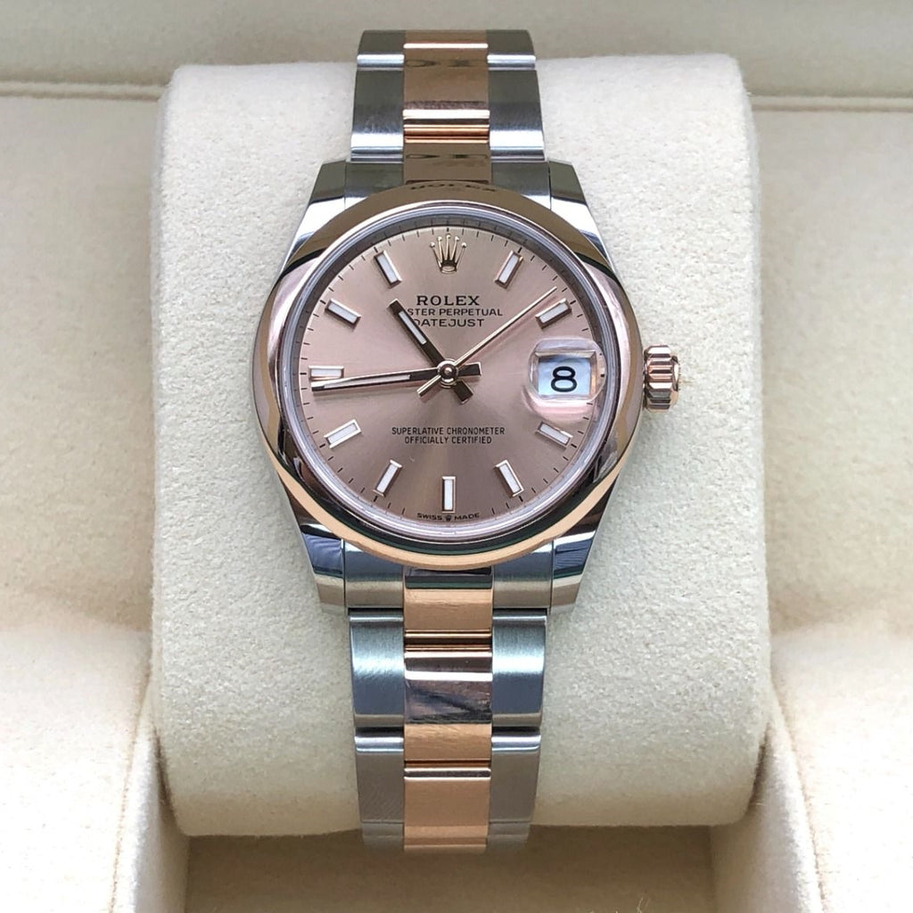 【1:1 Super Clone】 Datejust m278241-0009/0010 Rose 31mm Dial Oyster Bracelet Watch