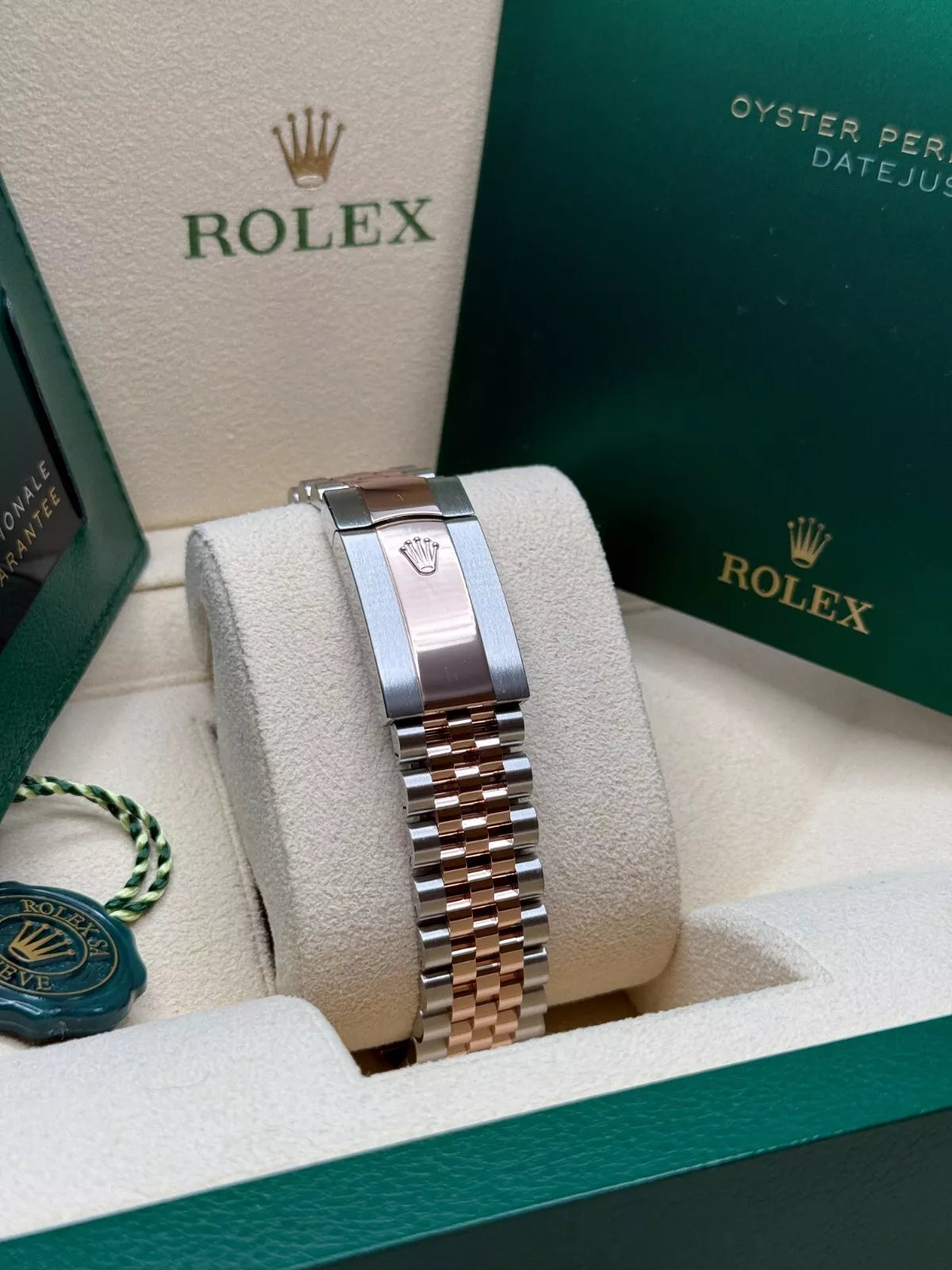 【1:1 Super Clone】  Datejust 36mm 126281 Silver Palm Motif Diamond Dial Oyster Bracelet