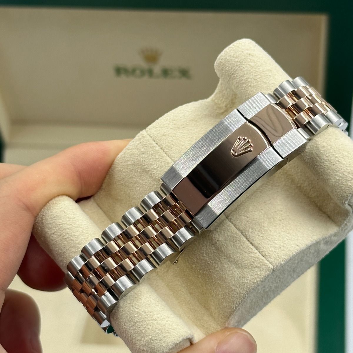 【1:1 Super Clone】  Datejust 36mm 126281 Rose Dial Oyster 36mm Bracelet