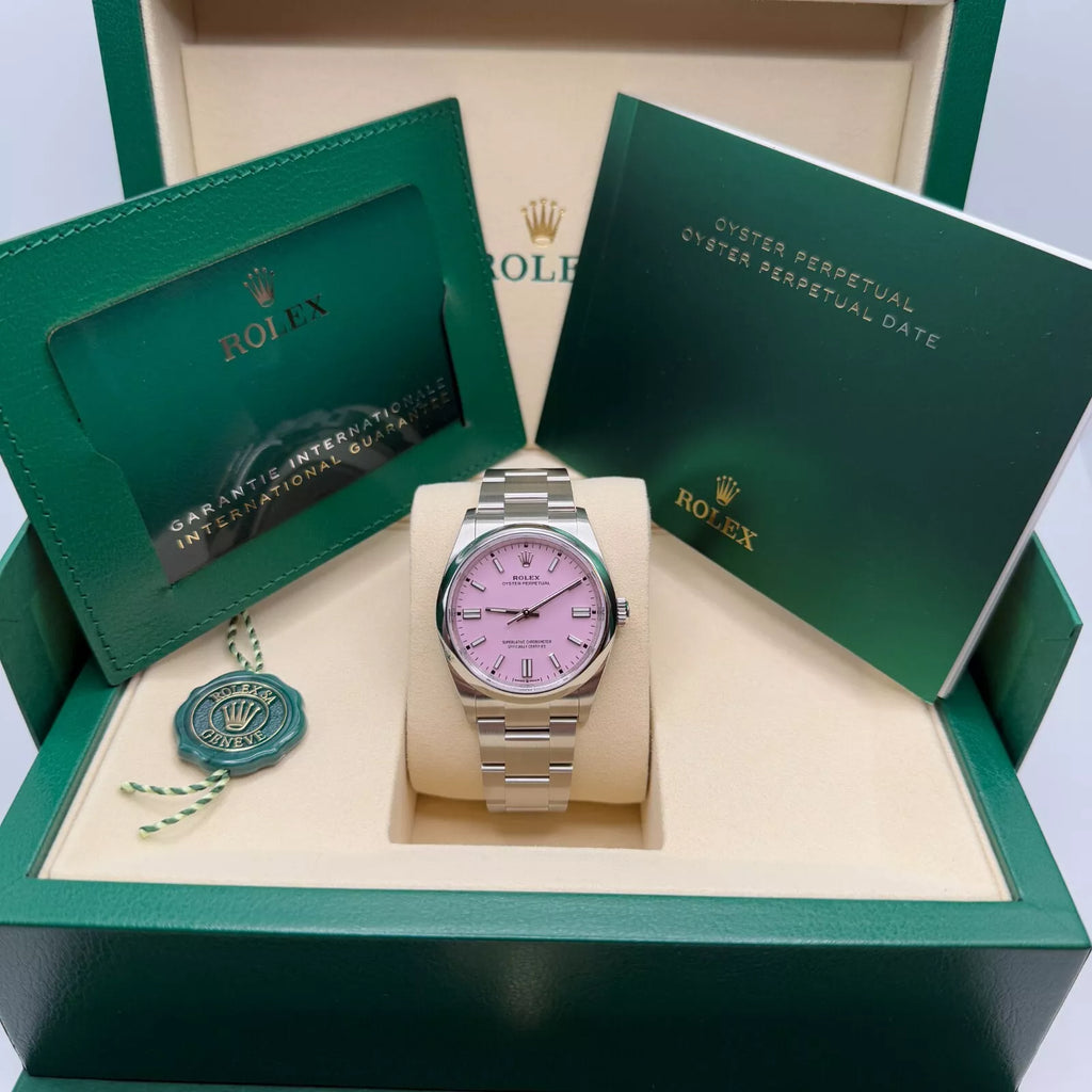 【1:1 Super Clone】 Oyster Perpetual 36mm 126000-0008 Candy Pink Dial Oyster Stainless Steel