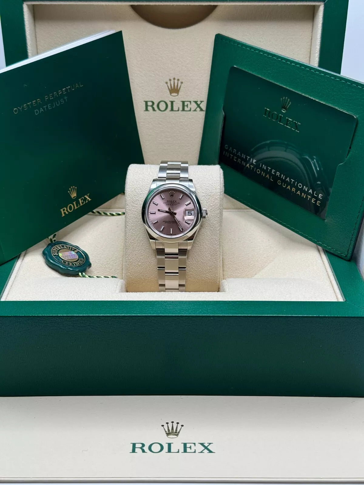 【1:1 Super Clone】 Datejust m278240-0007/0008 31mm Pink Index Domed Bezel Oyster Oystersteel