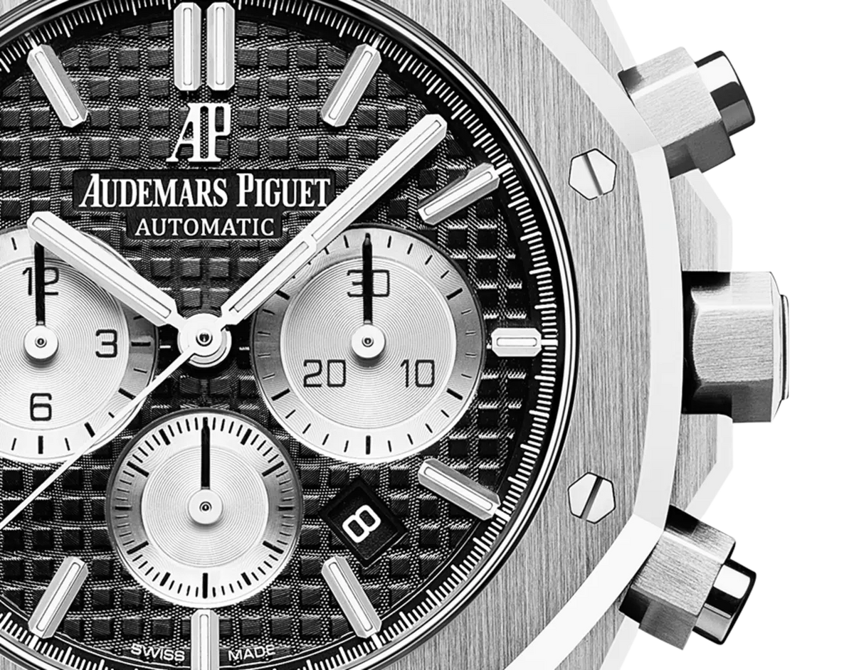 【1:1 Super Clone】A&P ROYAL OAK PANDA Black Dial CHRONOGRAPH 41mm