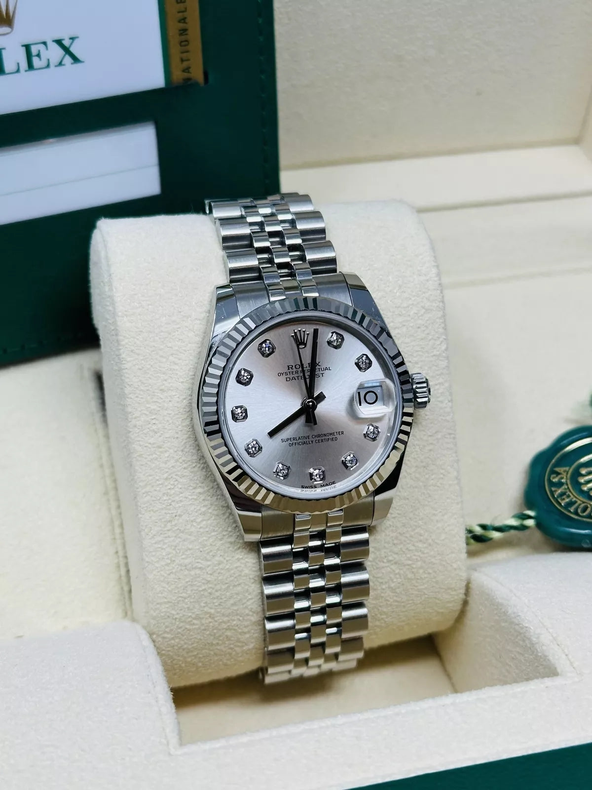 【1:1 Super Clone】 Datejust m278274-0029/0030 Silver 31mm Dial Oyster Watch