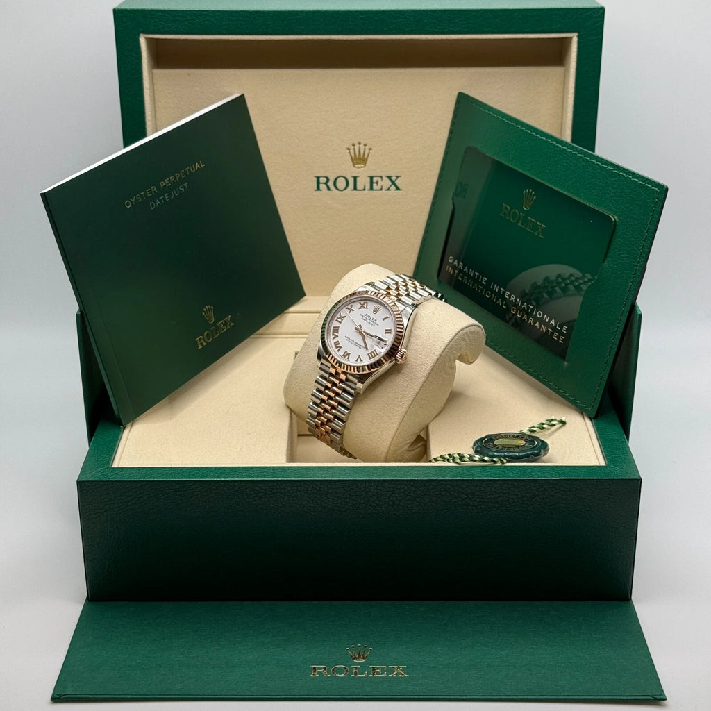 【1:1 Super Clone】 Datejust m278271-0001/0002 White 31mm Dial Oyster Bracelet Watch