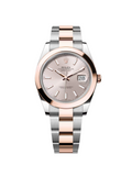 【1:1 Super Clone】 Datejust 41mm 126301 Sundust Index Oyster Steel and Everose Gold Watch