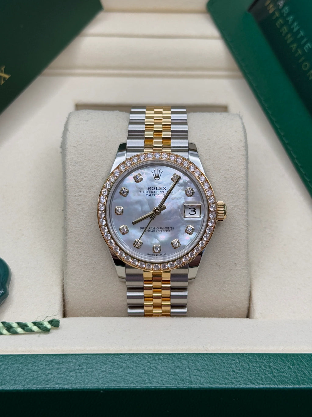 【1:1 Super Clone】 Datejust m278383-0027/0028 31mm Mother of Pearl Dial Oyster Bracelet