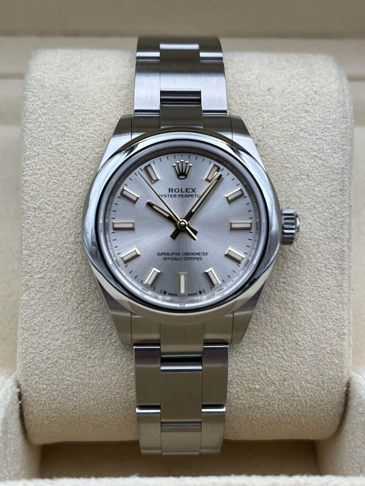 【1:1 Super Clone】 Oyster Perpetual 28mm 276200-0001 Silver Dial Oyster Bracelet Watch