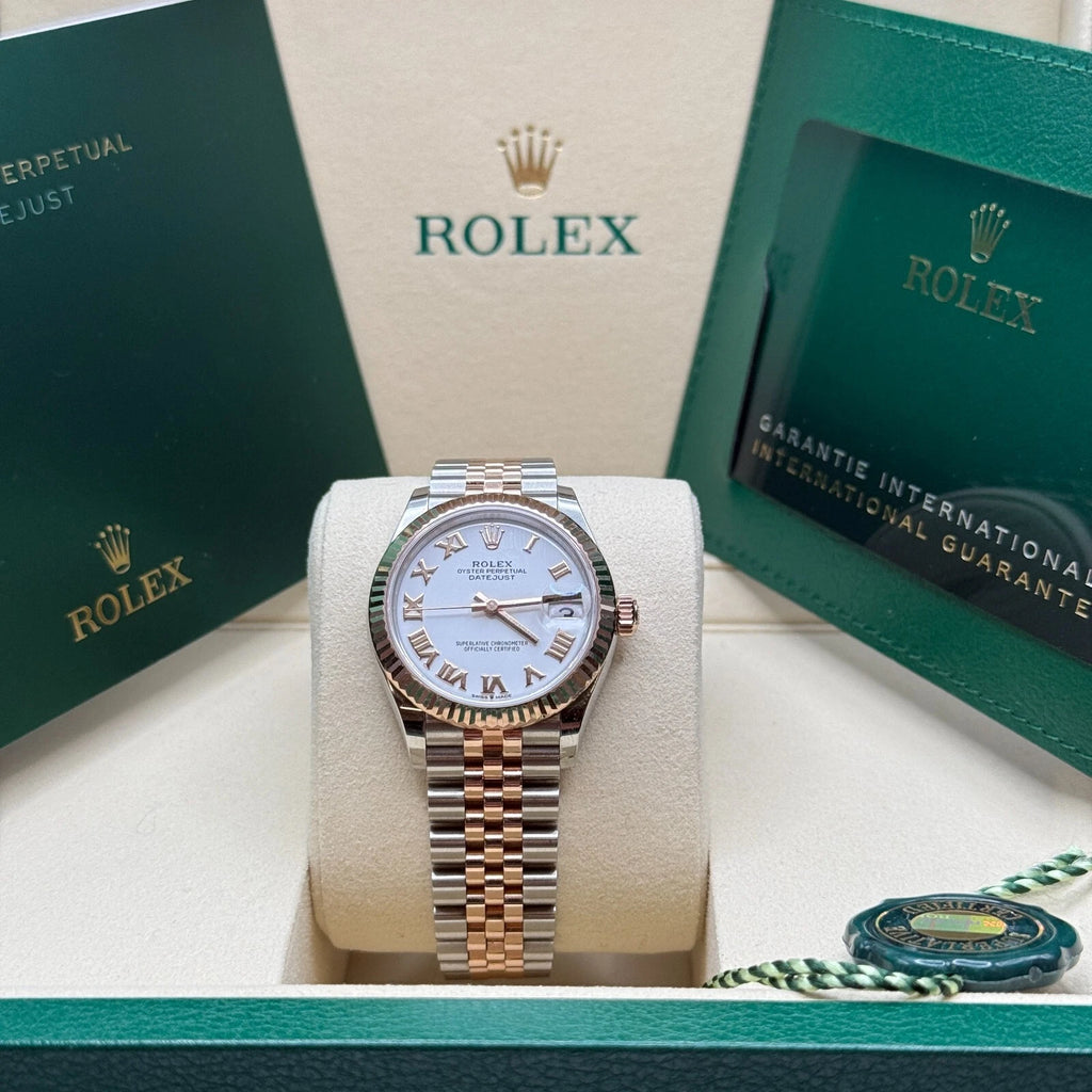 【1:1 Super Clone】 Datejust m278271-0001/0002 White 31mm Dial Oyster Bracelet Watch