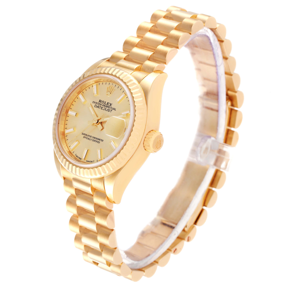 【1:1 Super Clone】 Lady-Datejust 28mm 279178 Champagne Dial