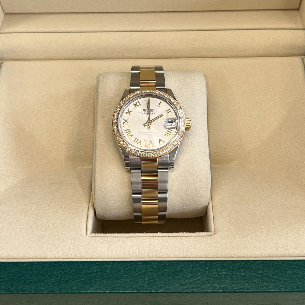 【1:1 Super Clone】 Datejust m278383RBR-0003/0004 31mm Silver Dial Oyster Bracelet