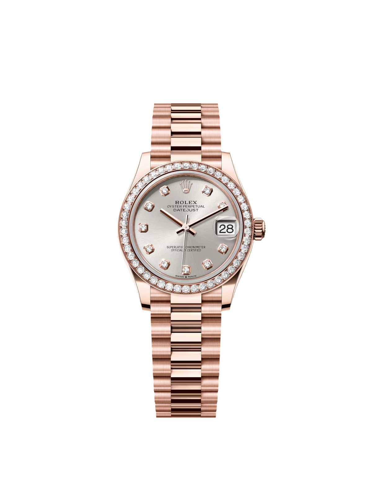 【1:1 Super Clone】 Datejust m278285RBR-0030 Silver Dial 31mm