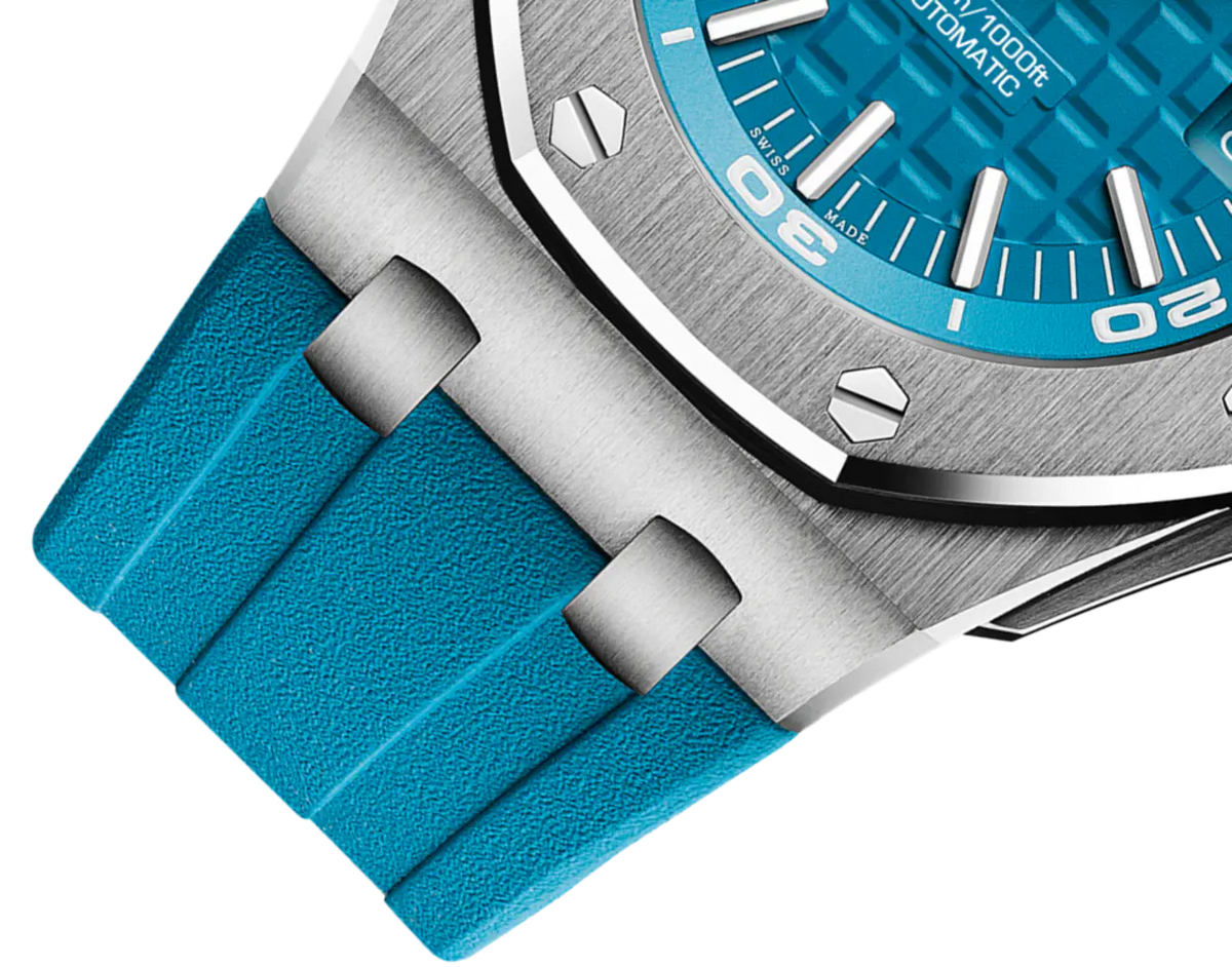 【1:1 Super Clone】A&P OFFSHORE DIVER Turquoise Blue Dial 42mm