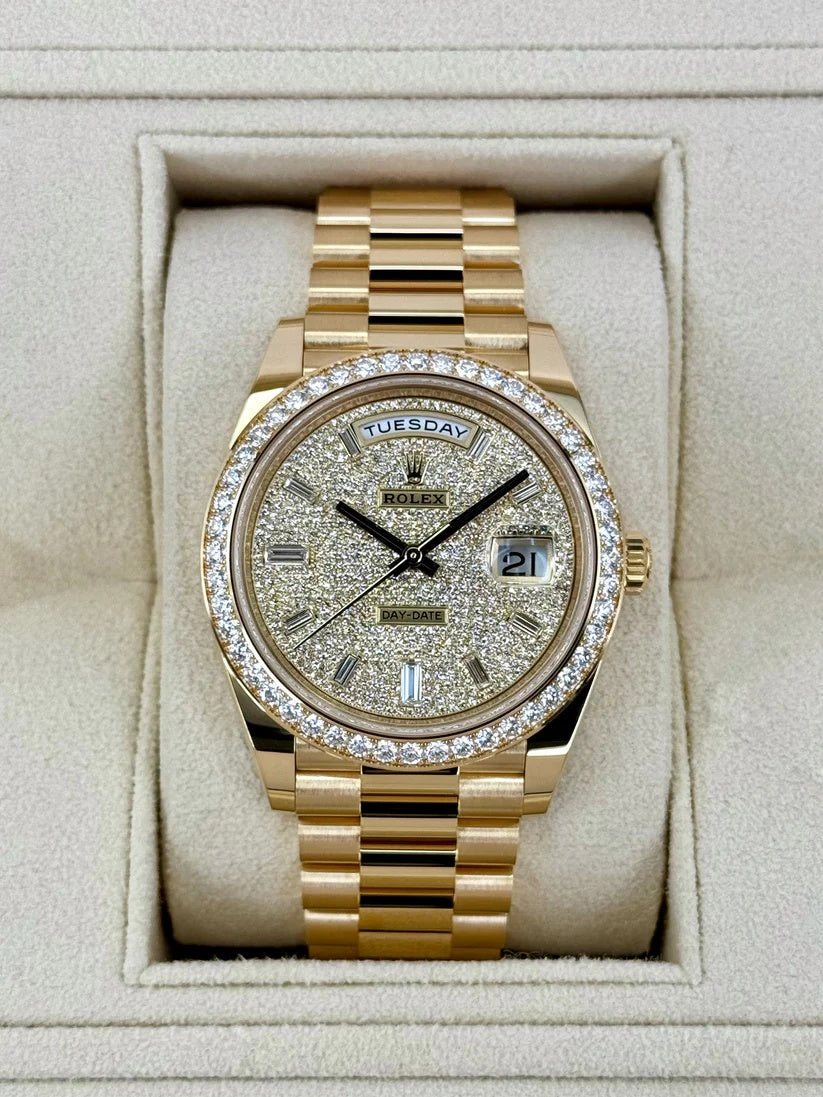 【1:1 Super Clone】 Day-Date 40mm Diamond Dial Watch 228348RBR-0037