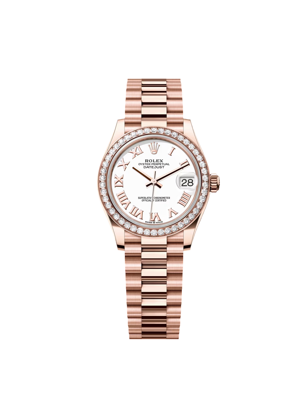 【1:1 Super Clone】 Datejust m278285RBR-0008 White 31mm Dial