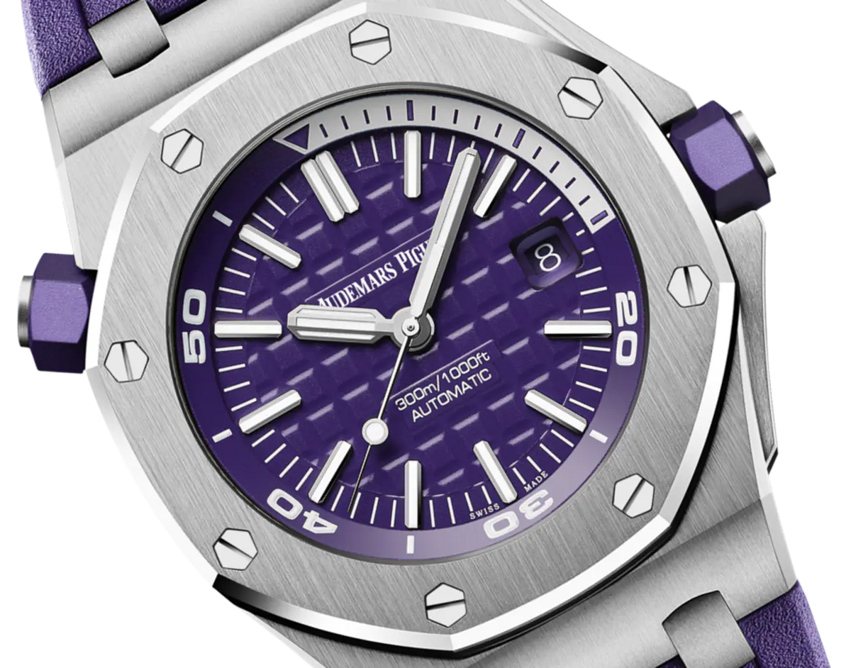 【1:1 Super Clone】A&P OFFSHORE DIVER Purple Dial 42mm