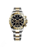 🔥Hot Sale🔥【1:1 Super Clone】Rolex Daytona 116503 Yellow Gold Stainless Steel Black Diamond Dial