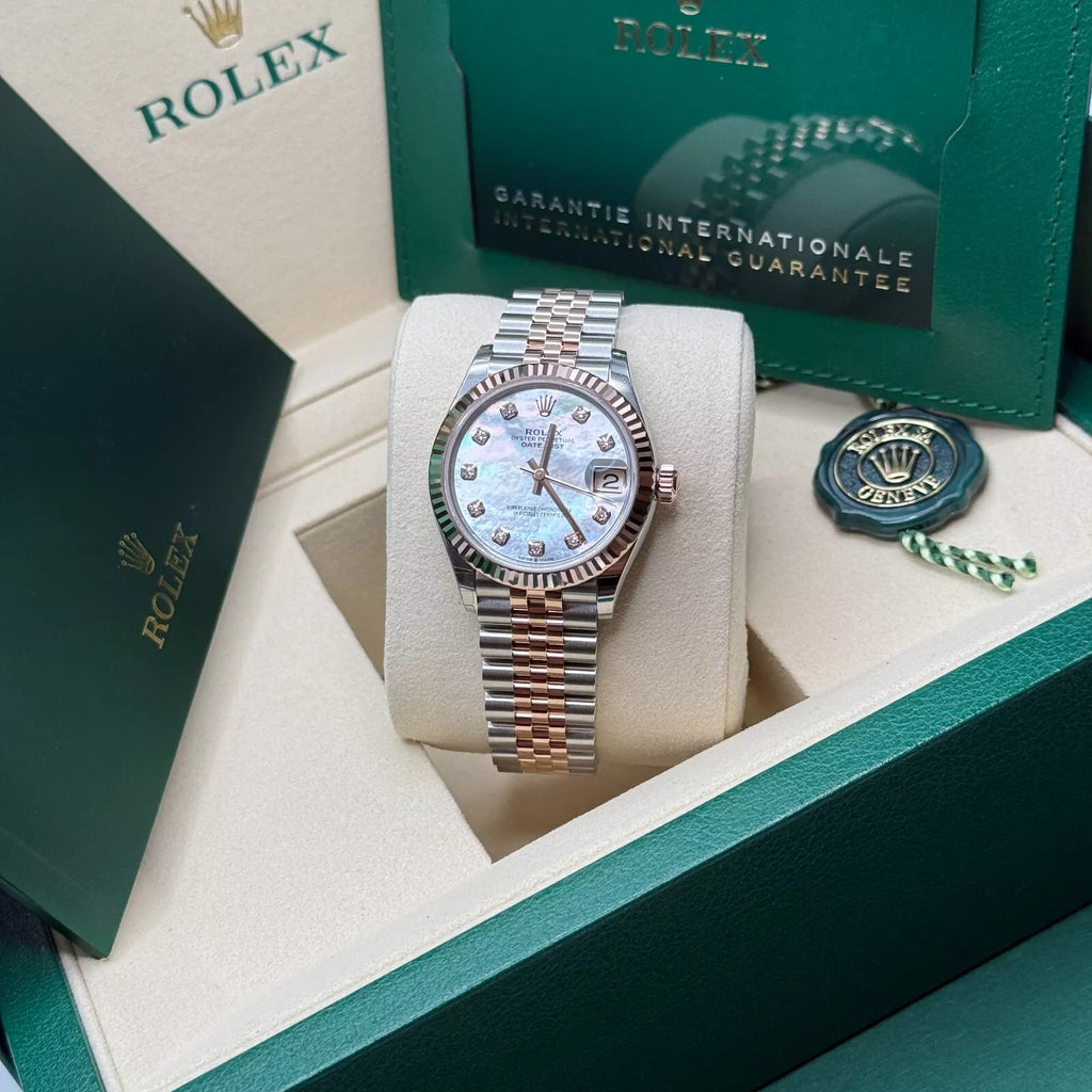 【1:1 Super Clone】 Datejust m278271-0025/0026 White Mother-of-Pearl 31mm Dial Oyster Bracelet Watch