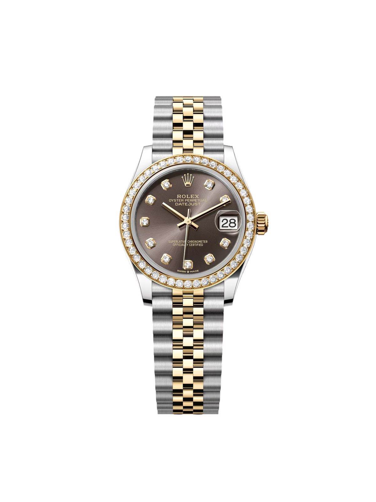 【1:1 Super Clone】 Datejust m278383RBR-0021/0022 31mm Dark Grey Dial Oyster Bracelet