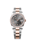 【1:1 Super Clone】  Datejust 36mm 126281 Slate Dial Oyster Bracelet