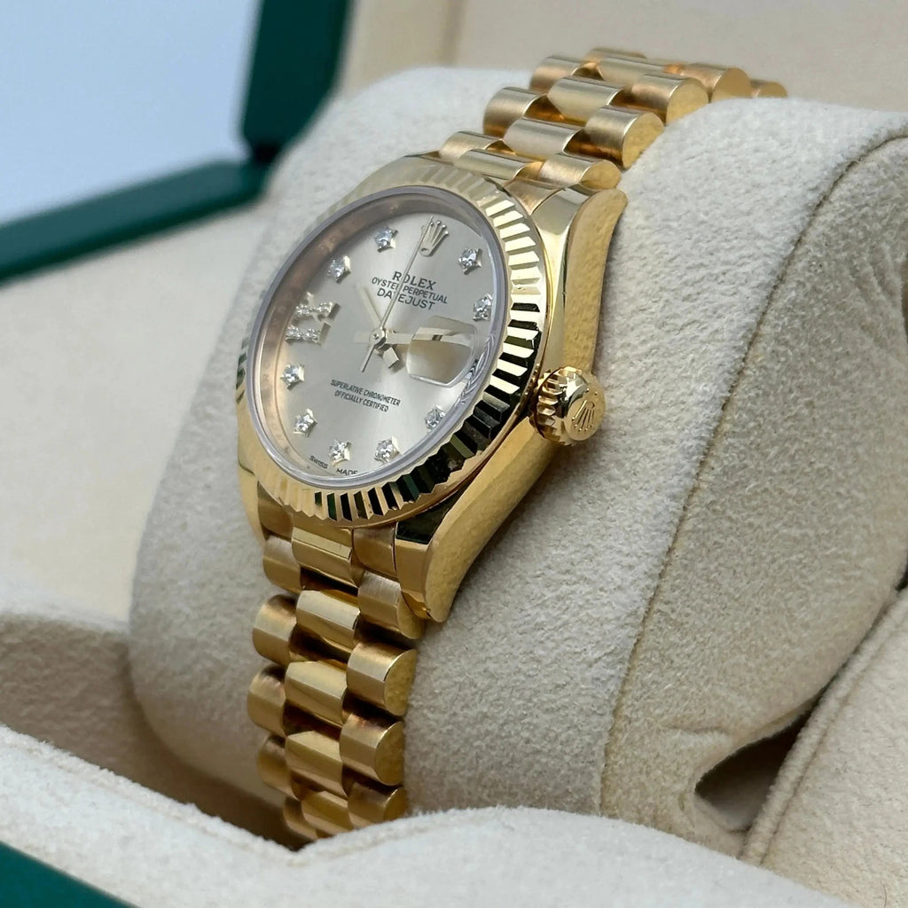 【1:1 Super Clone】 Lady-Datejust 28mm 279178  Champagne Diamond Dial
