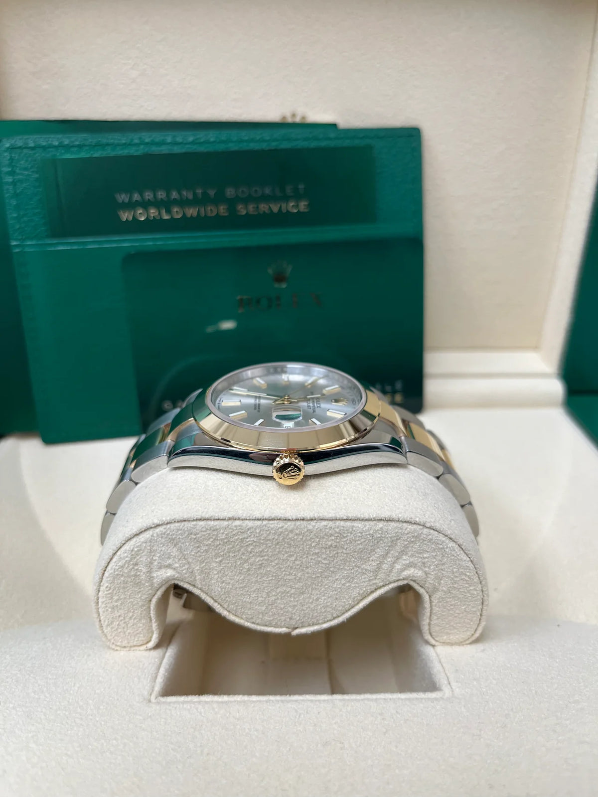 【1:1 Super Clone】 Datejust 41mm 126303 Silver Index Oyster Steel and Yellow Gold Mens Watch