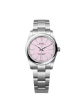 【1:1 Super Clone】 Oyster Perpetual 34mm 124200-0009 Pink Dial Oyster Stainless Steel Bracelet Watch