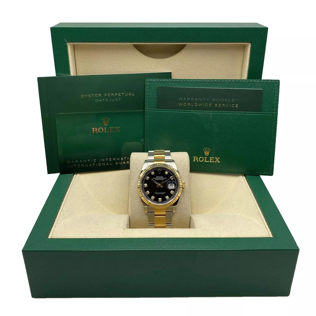 【1:1 Super Clone】  Datejust 36mm 126233 Custom Black Dial Jubilee Bracelet Watch