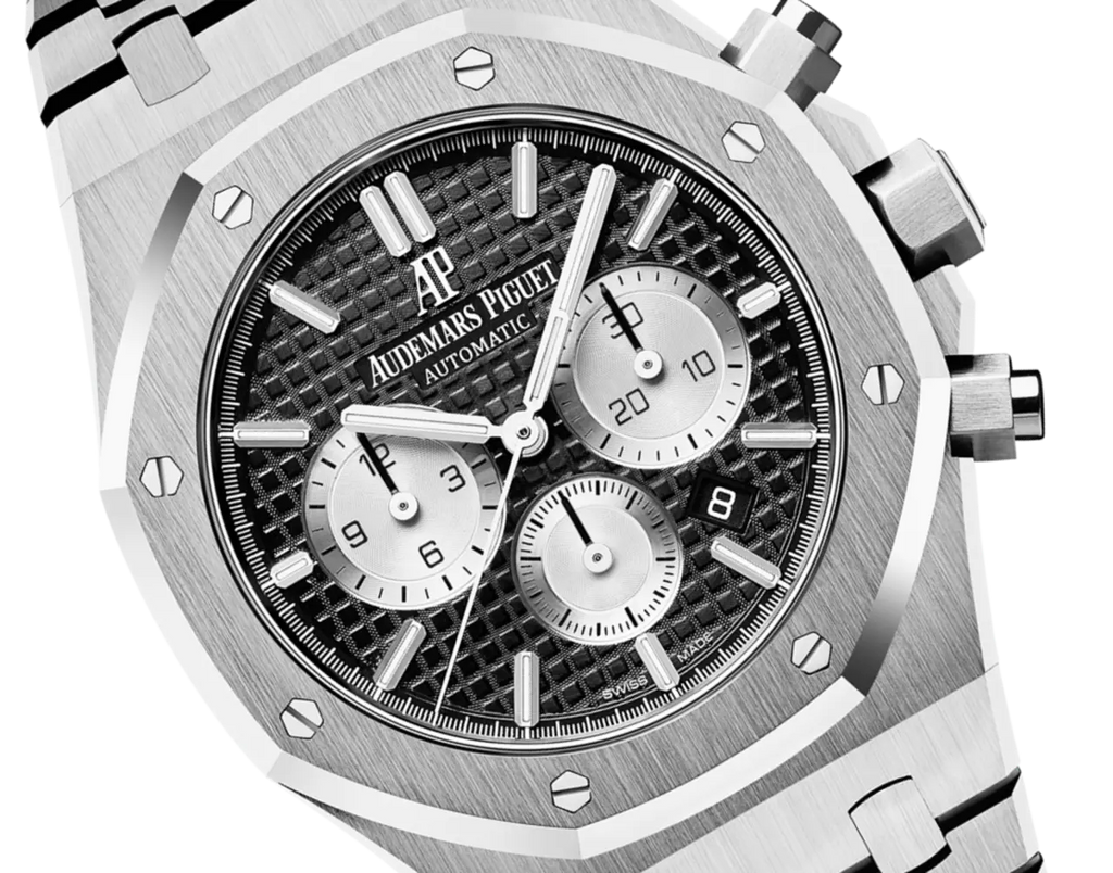 【1:1 Super Clone】A&P ROYAL OAK PANDA Black Dial CHRONOGRAPH 41mm
