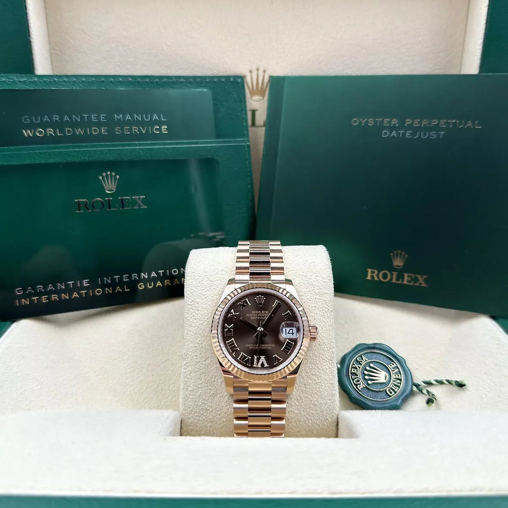 【1:1 Super Clone】 Datejust m278275-0025 Chocolate 31mm Dial