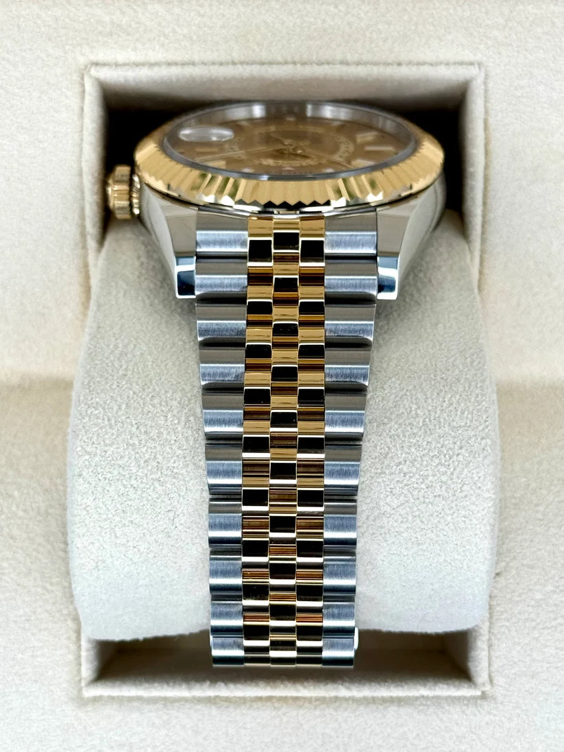 【1:1 Super Clone】  Sky-Dweller 42mm 336933-0001/0002 Two-Tone Yellow Gold Champagne Dial Oyster
