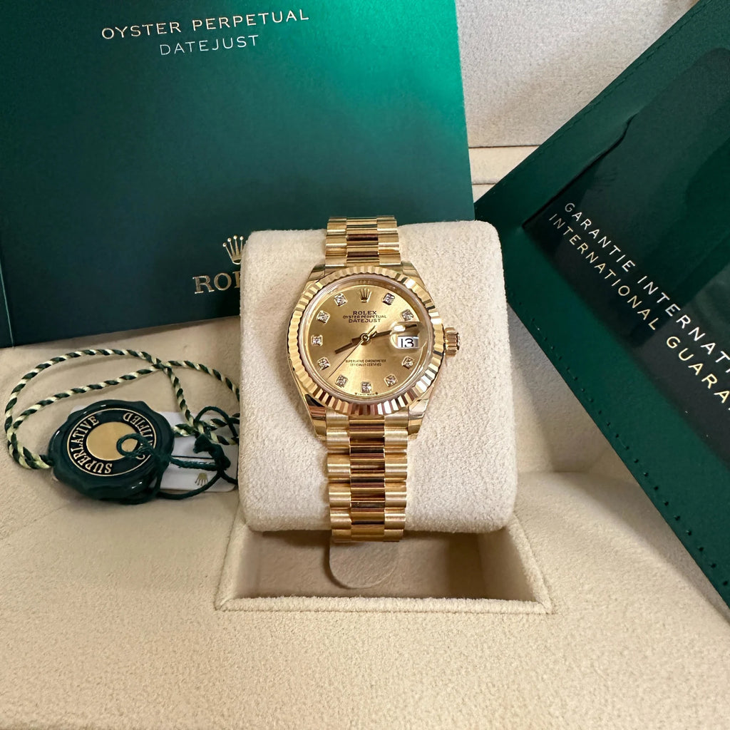 【1:1 Super Clone】 Lady-Datejust 28mm 279178 Champagne Diamonds Dial